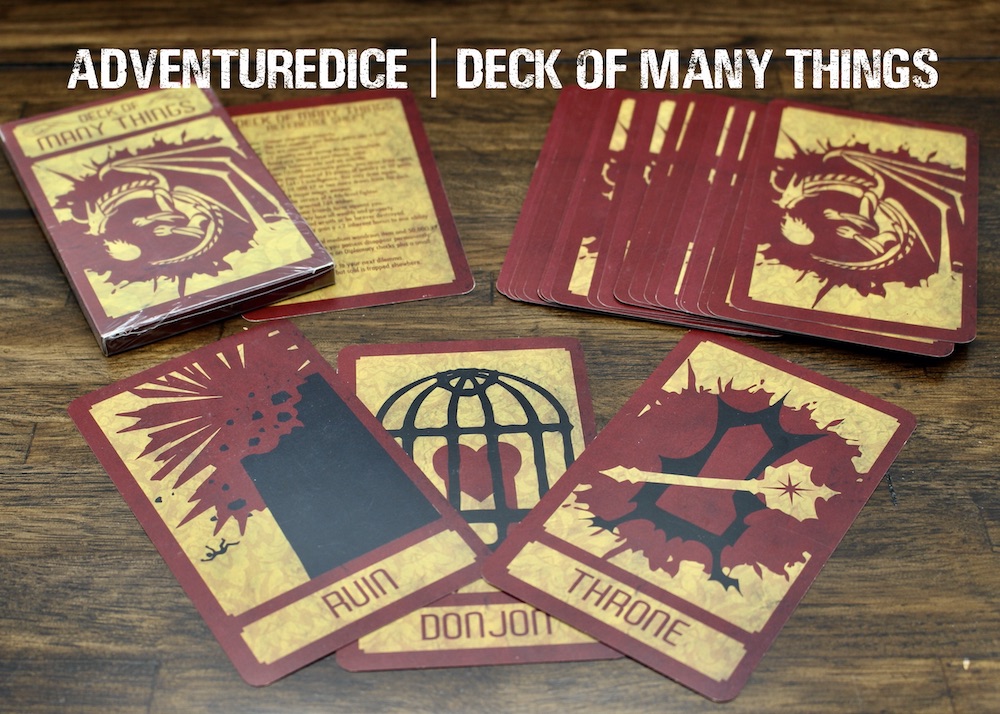 Deck of Many Things – Adventure Dice