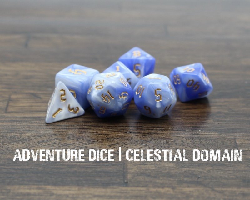 Celestial Domain dice set – Adventure Dice®