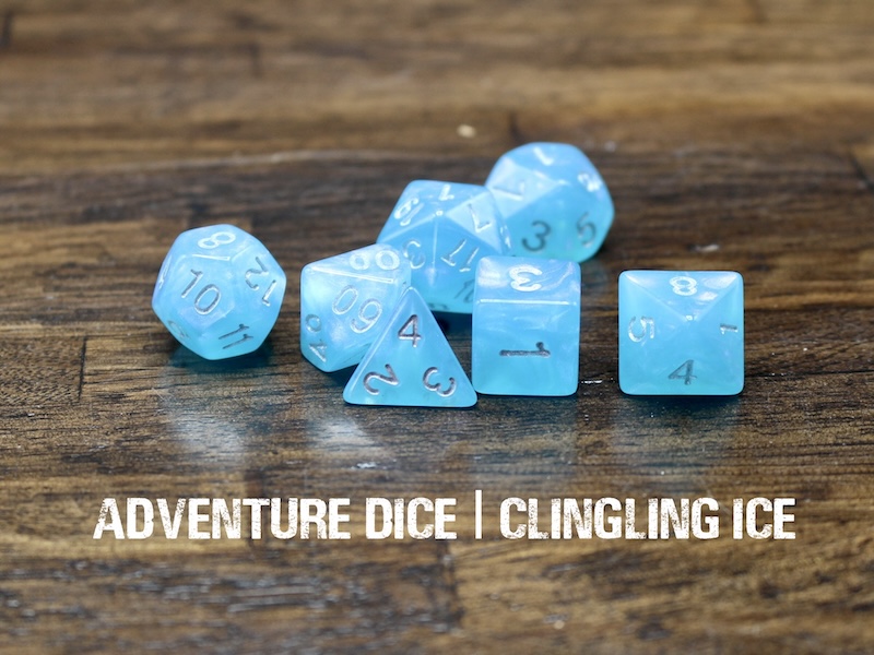 Clinging Ice dice set – Adventure Dice